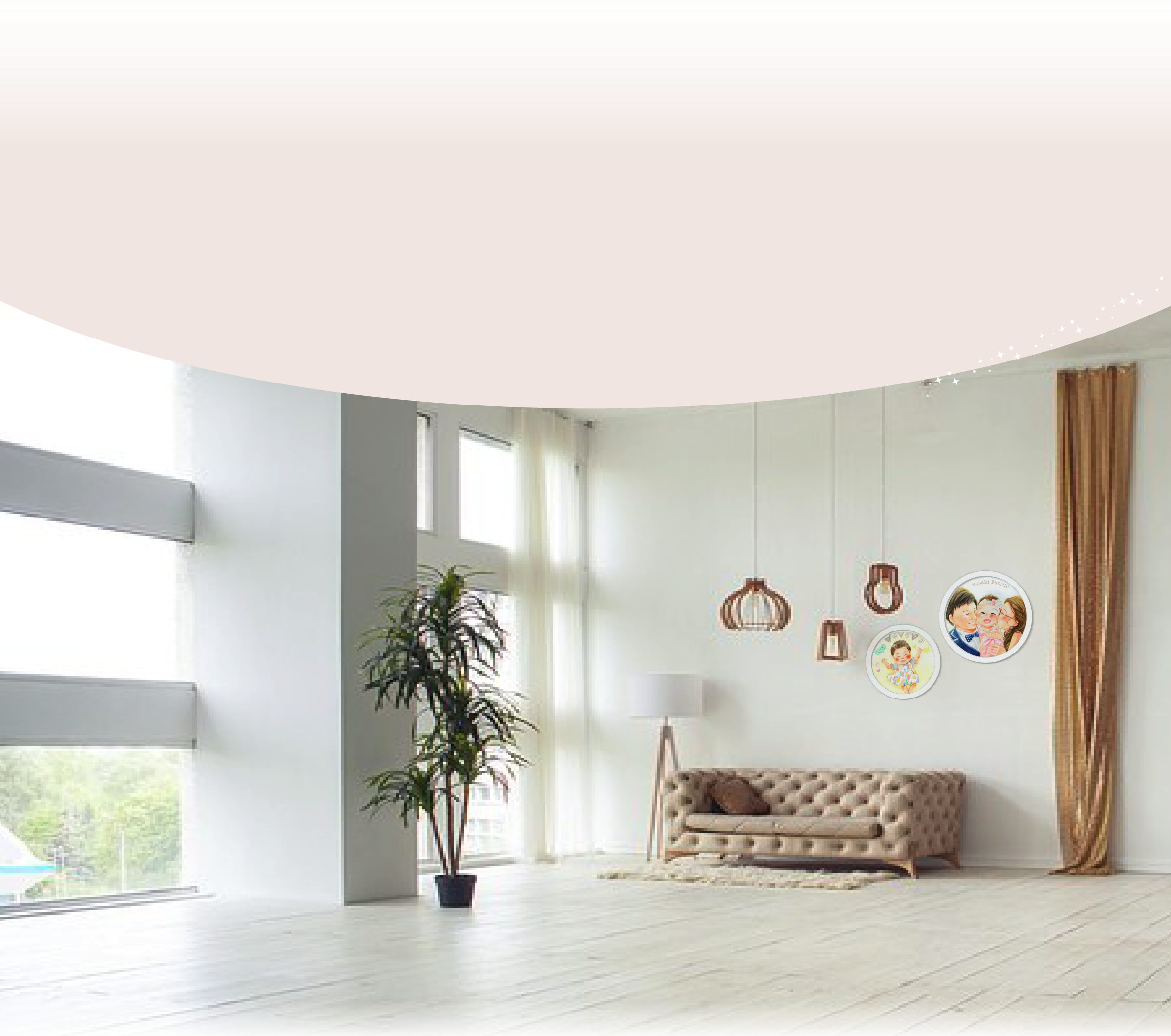 円形似顔絵 まるの絵 原田ゆうか