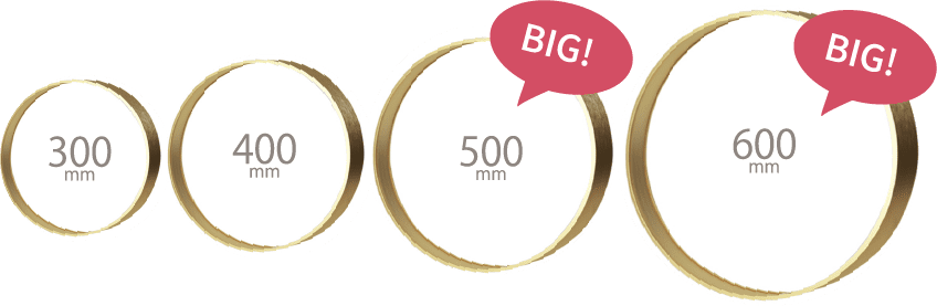 30.0cm,40.0cm,50.0cm,60.0cm